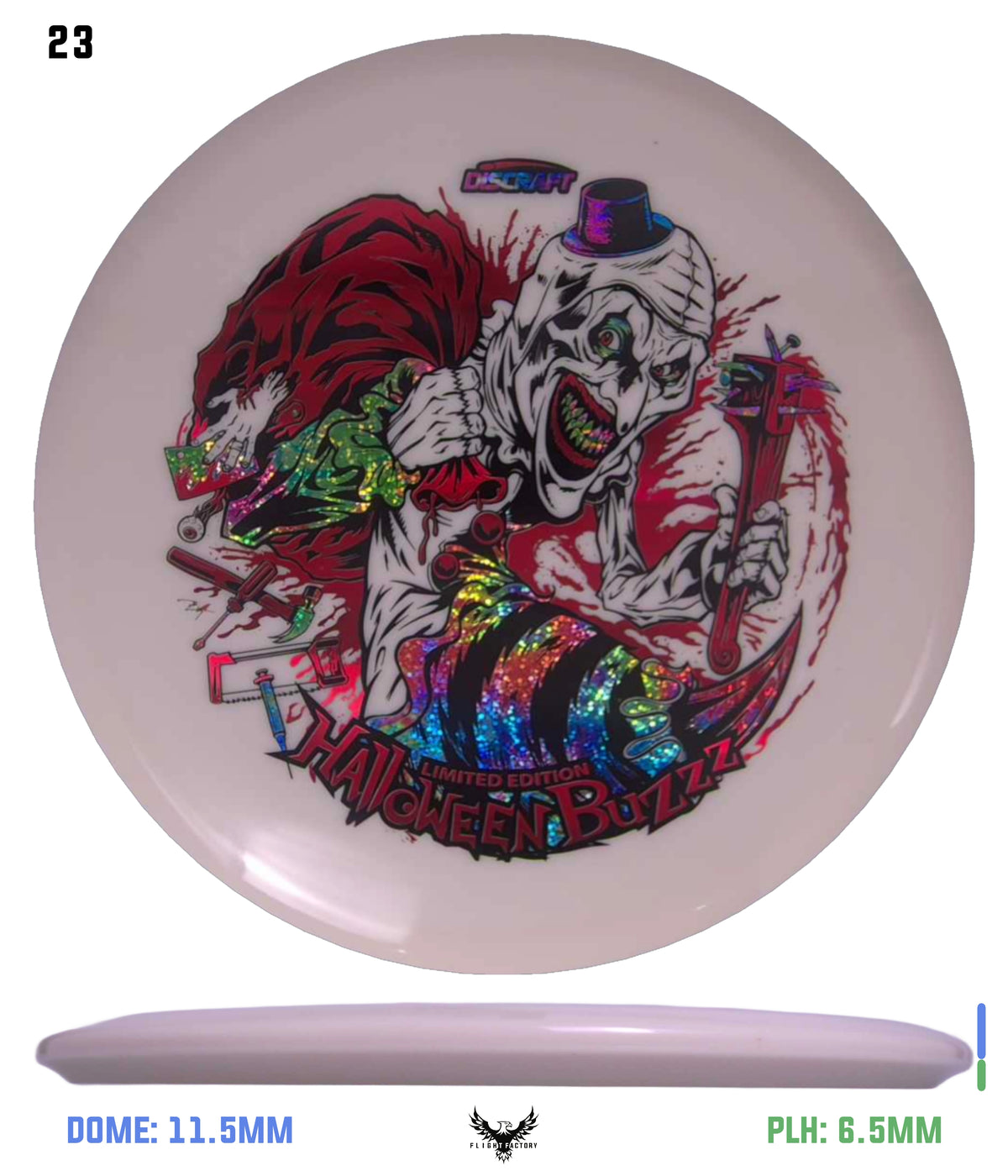Discraft Z Glo Buzzz - Halloween 2025 Triple Foil