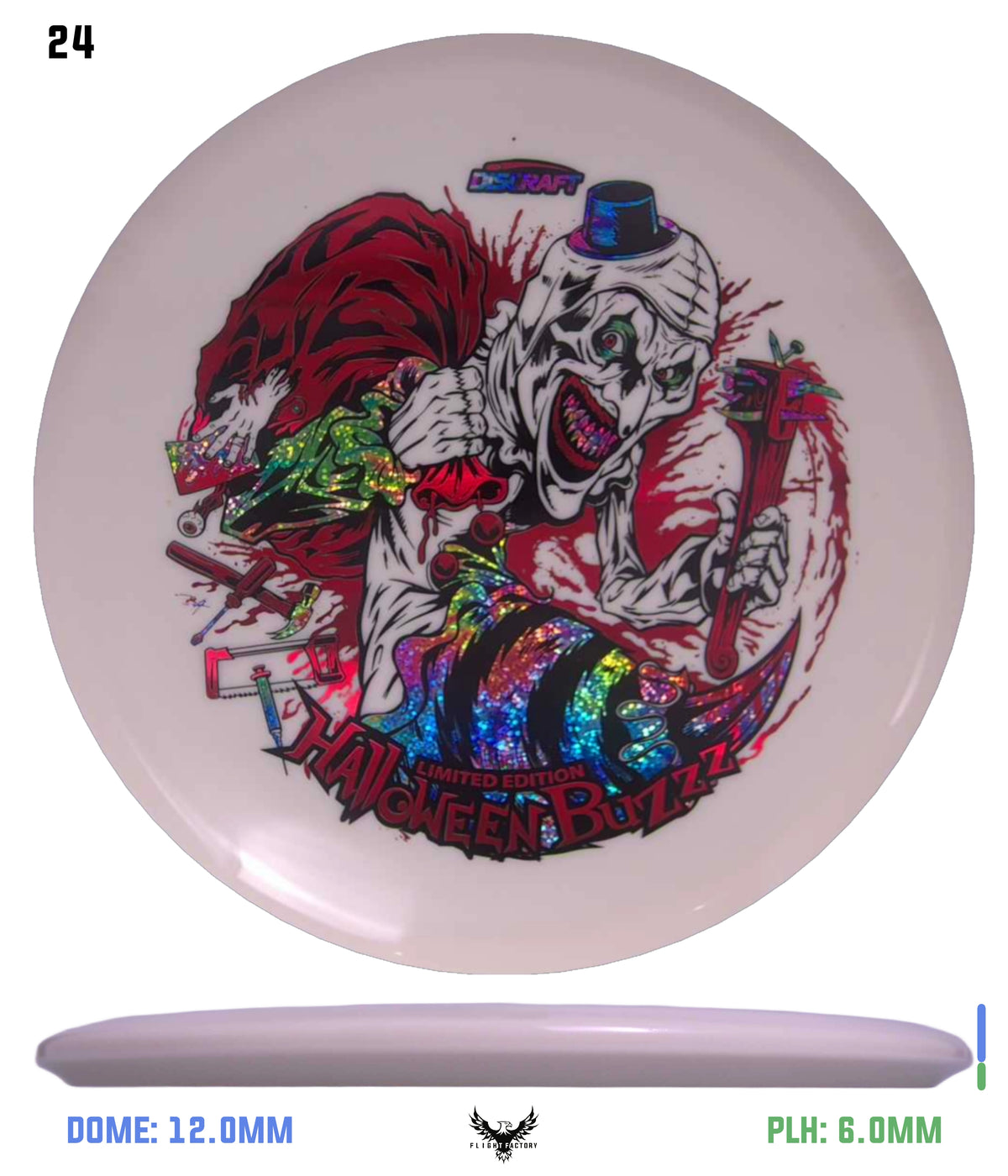 Discraft Z Glo Buzzz - Halloween 2025 Triple Foil