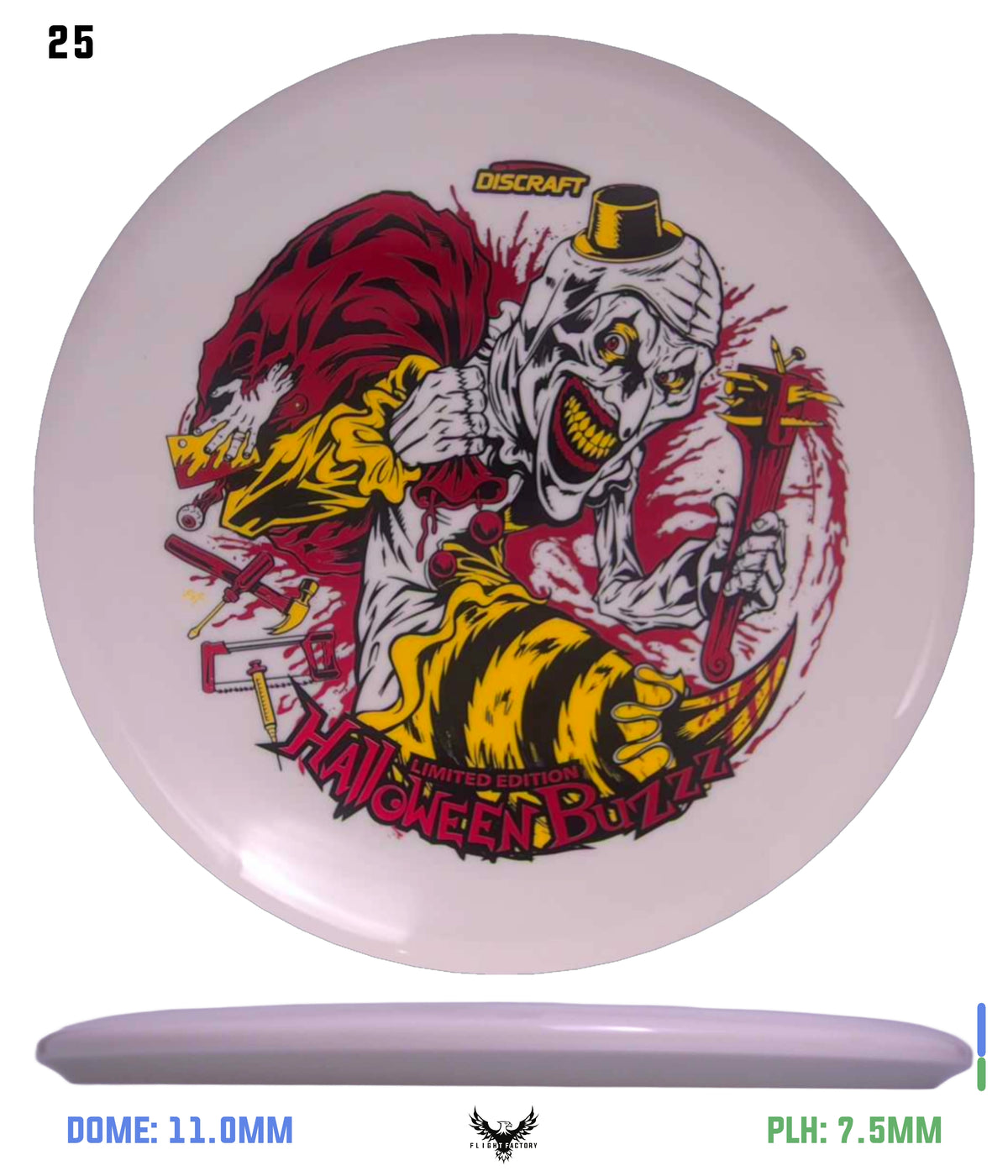 Discraft Z Glo Buzzz - Halloween 2025 Triple Foil