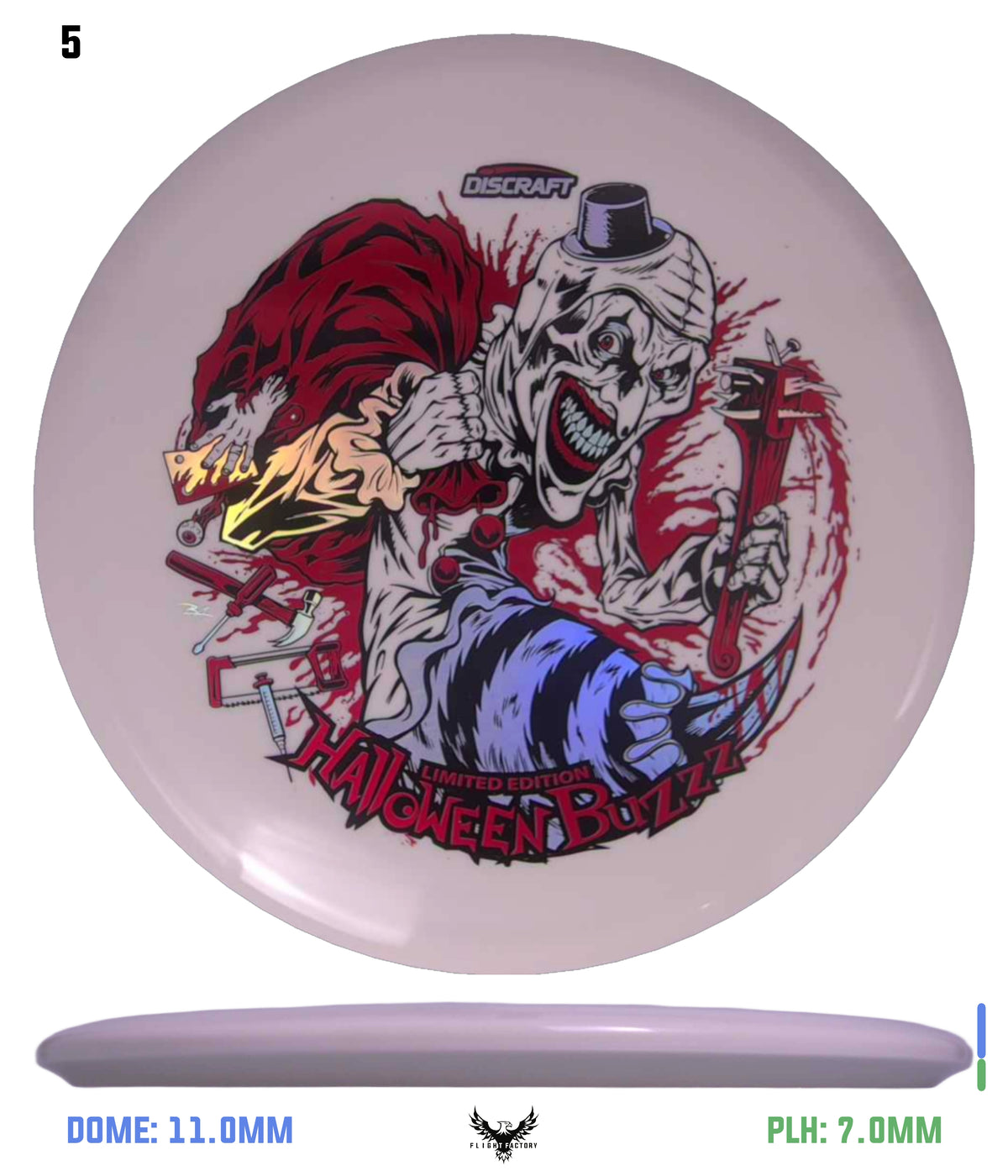 Discraft Z Glo Buzzz - Halloween 2025 Triple Foil