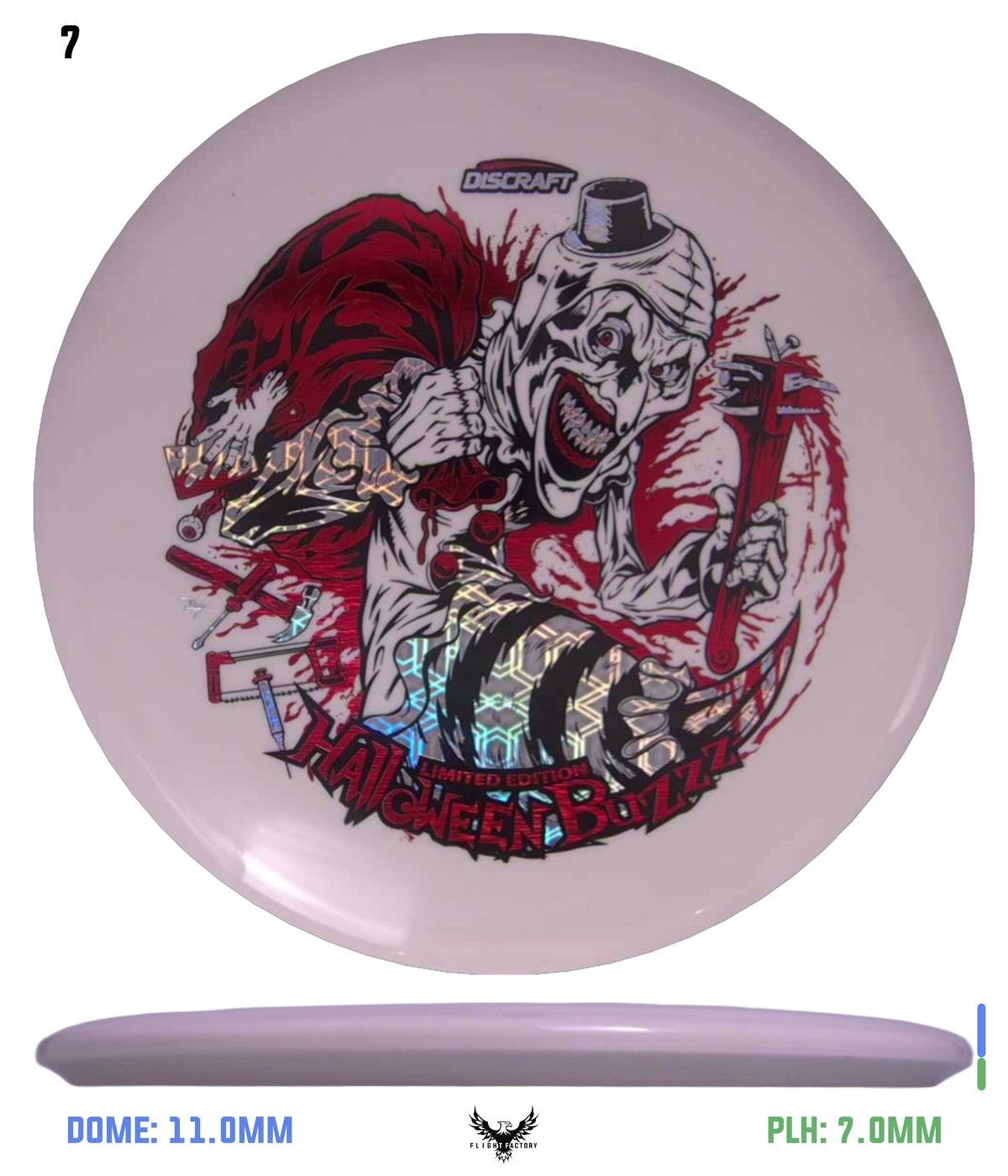 Discraft Z Glo Buzzz - Halloween 2025 Triple Foil