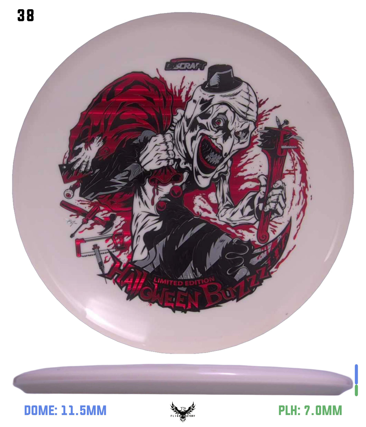 Discraft Z Glo Buzzz - Halloween 2025 Triple Foil