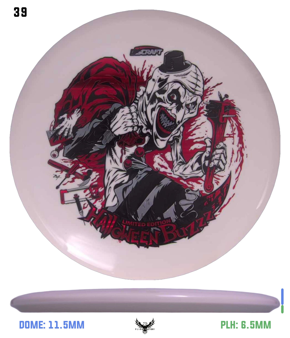 Discraft Z Glo Buzzz - Halloween 2025 Triple Foil