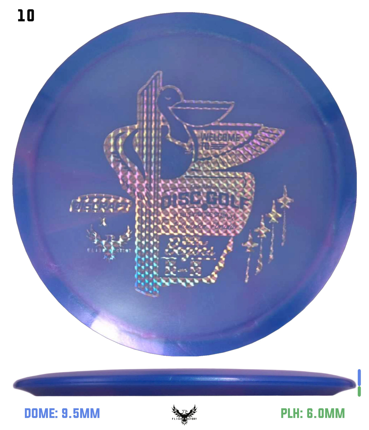 Discraft Anthony Barela ESP 8-Point Swirl Colorshift Cigarra - 2025 Downtown Disc Golf Experience