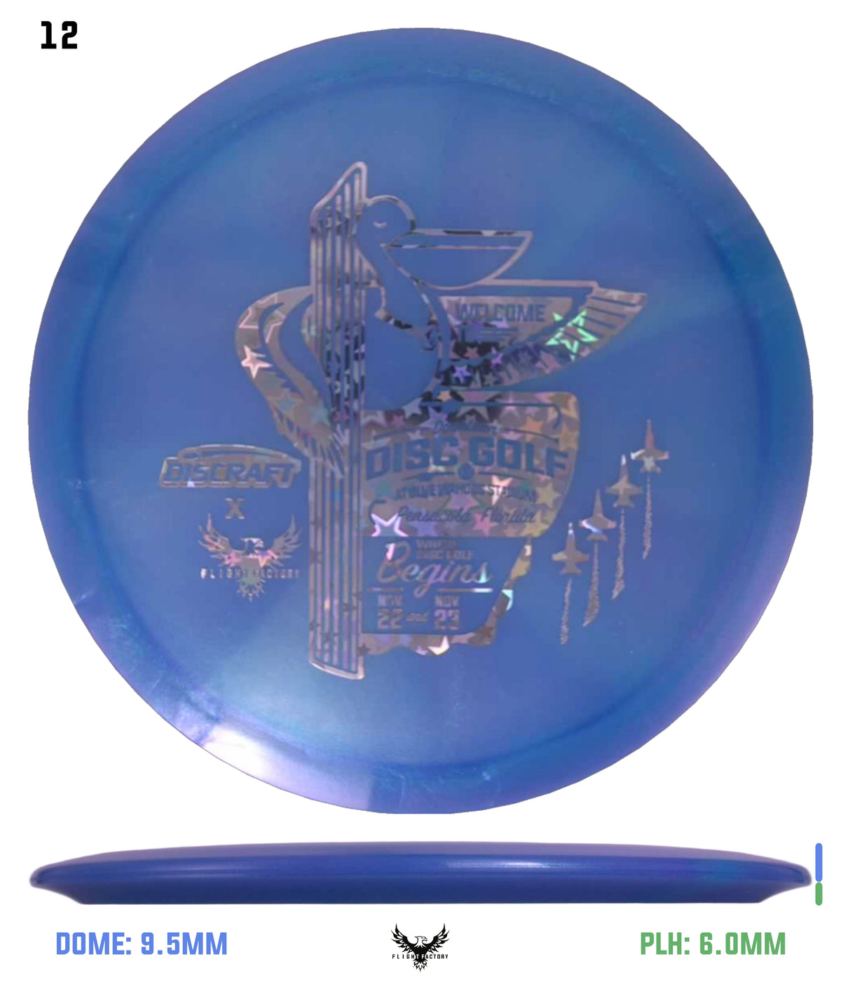 Discraft Anthony Barela ESP 8-Point Swirl Colorshift Cigarra - 2025 Downtown Disc Golf Experience