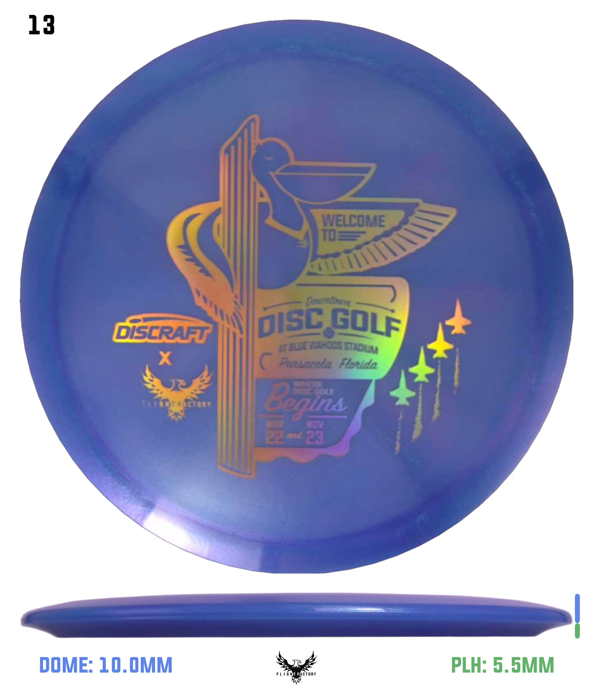 Discraft Anthony Barela ESP 8-Point Swirl Colorshift Cigarra - 2025 Downtown Disc Golf Experience