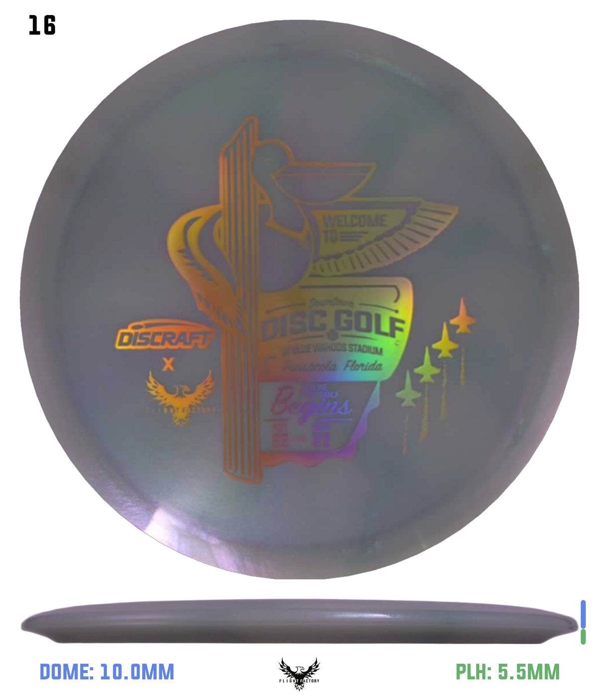 Discraft Anthony Barela ESP 8-Point Swirl Colorshift Cigarra - 2025 Downtown Disc Golf Experience