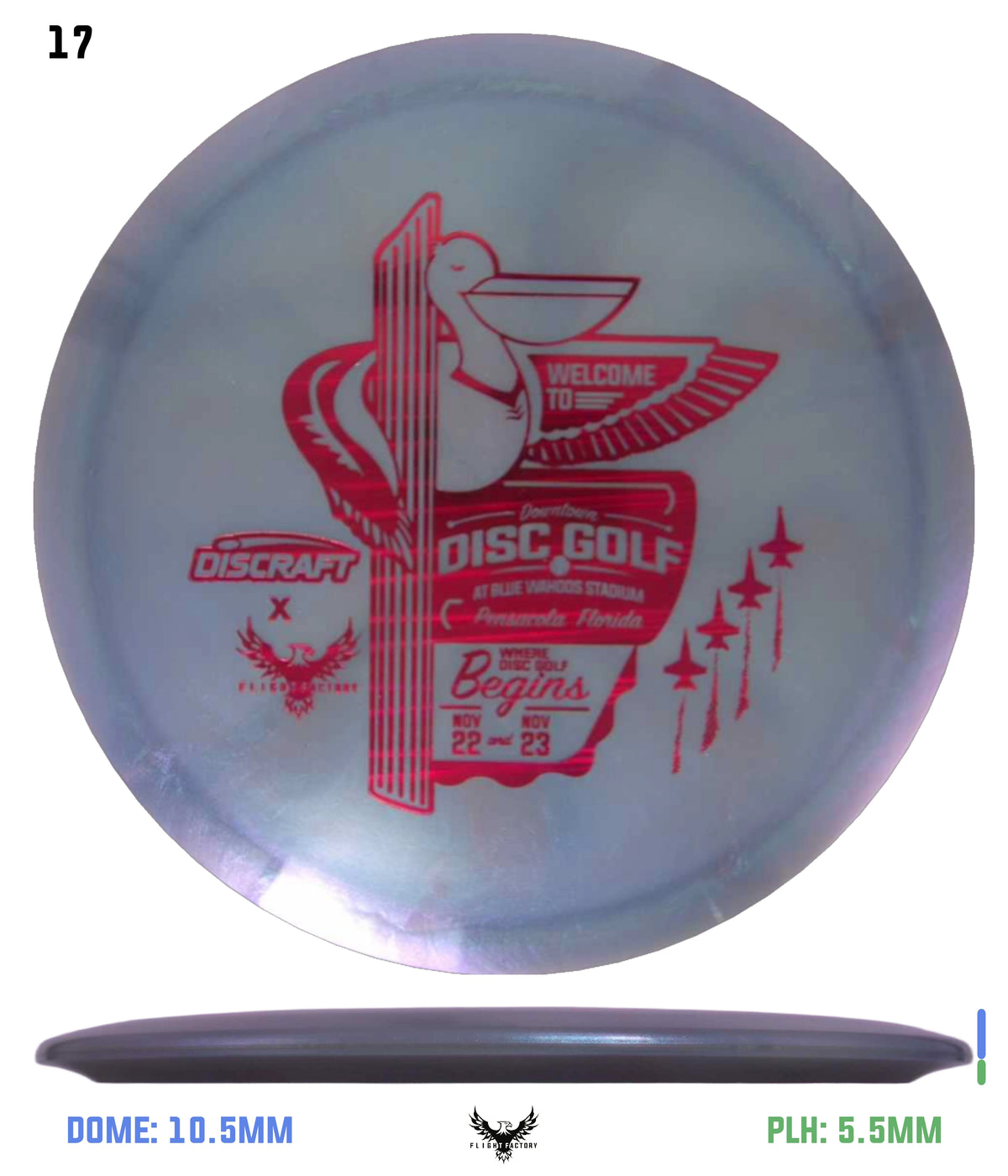 Discraft Anthony Barela ESP 8-Point Swirl Colorshift Cigarra - 2025 Downtown Disc Golf Experience