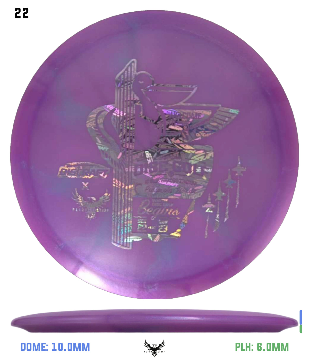 Discraft Anthony Barela ESP 8-Point Swirl Colorshift Cigarra - 2025 Downtown Disc Golf Experience