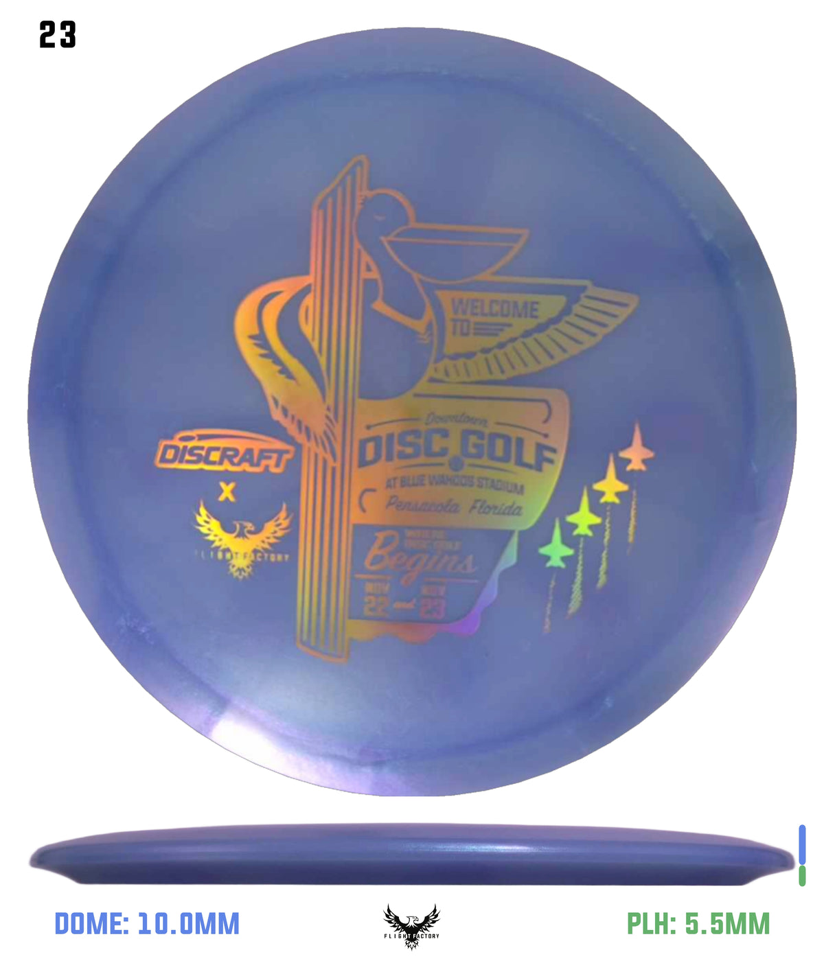 Discraft Anthony Barela ESP 8-Point Swirl Colorshift Cigarra - 2025 Downtown Disc Golf Experience