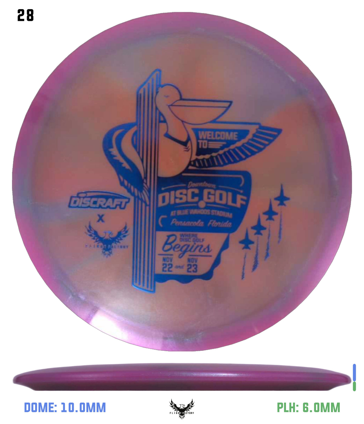 Discraft Anthony Barela ESP 8-Point Swirl Colorshift Cigarra - 2025 Downtown Disc Golf Experience