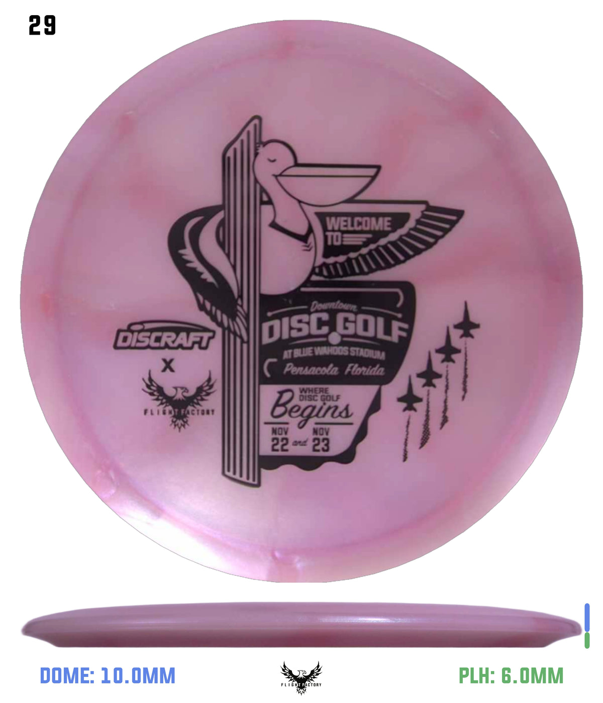 Discraft Anthony Barela ESP 8-Point Swirl Colorshift Cigarra - 2025 Downtown Disc Golf Experience