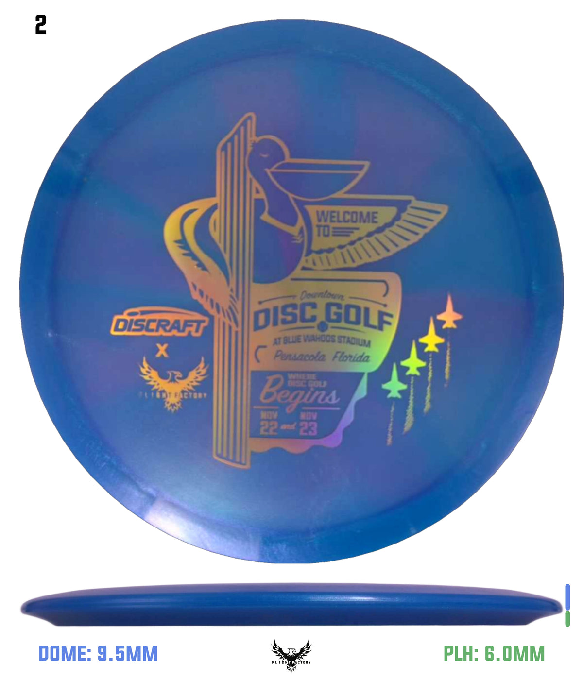 Discraft Anthony Barela ESP 8-Point Swirl Colorshift Cigarra - 2025 Downtown Disc Golf Experience