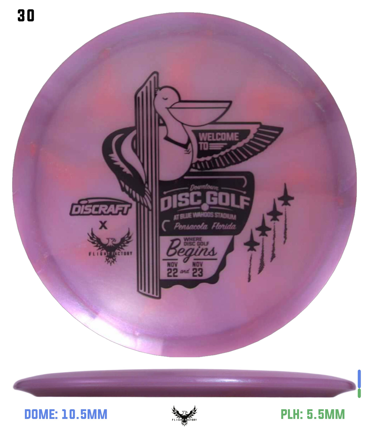 Discraft Anthony Barela ESP 8-Point Swirl Colorshift Cigarra - 2025 Downtown Disc Golf Experience