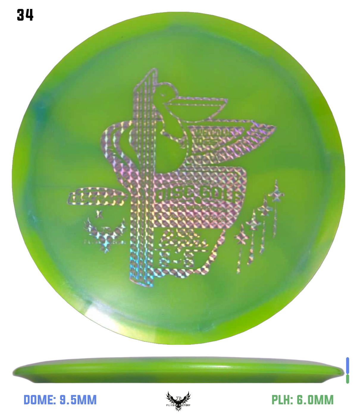 Discraft Anthony Barela ESP 8-Point Swirl Colorshift Cigarra - 2025 Downtown Disc Golf Experience