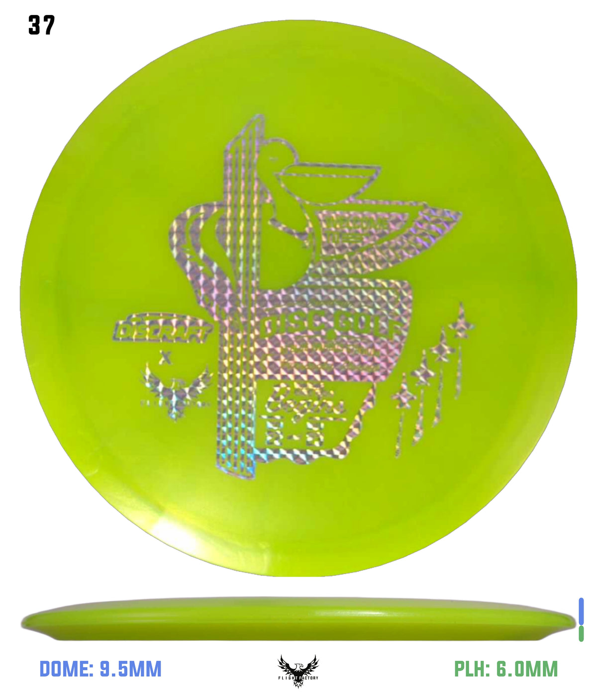 Discraft Anthony Barela ESP 8-Point Swirl Colorshift Cigarra - 2025 Downtown Disc Golf Experience