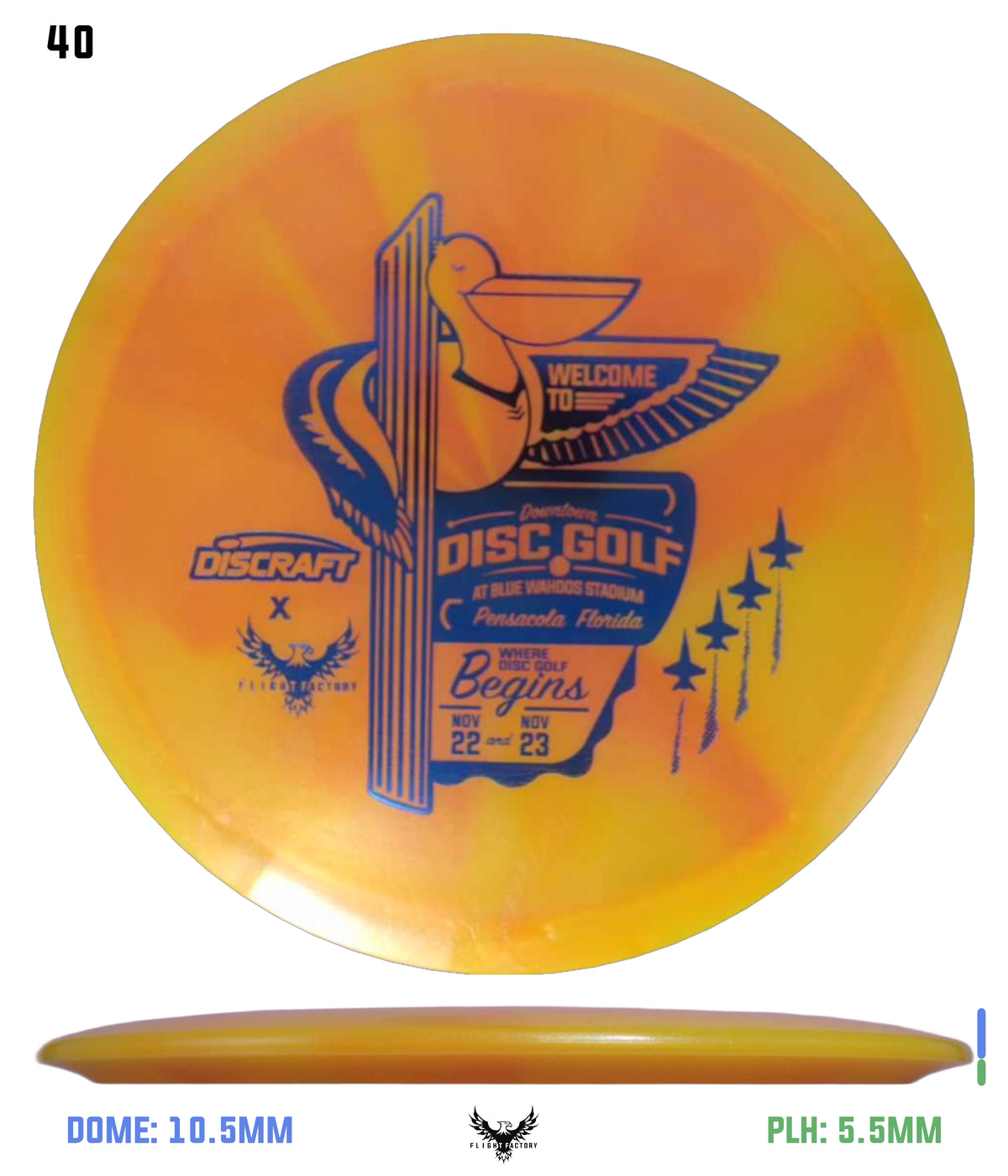 Discraft Anthony Barela ESP 8-Point Swirl Colorshift Cigarra - 2025 Downtown Disc Golf Experience