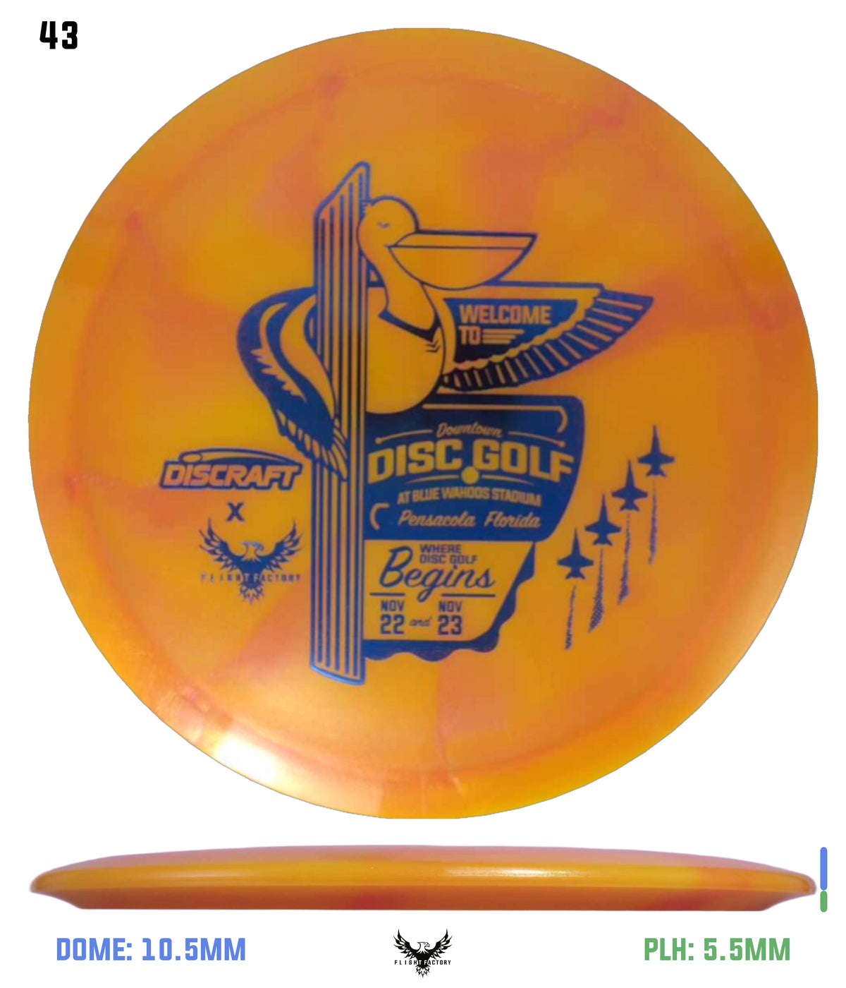 Discraft Anthony Barela ESP 8-Point Swirl Colorshift Cigarra - 2025 Downtown Disc Golf Experience