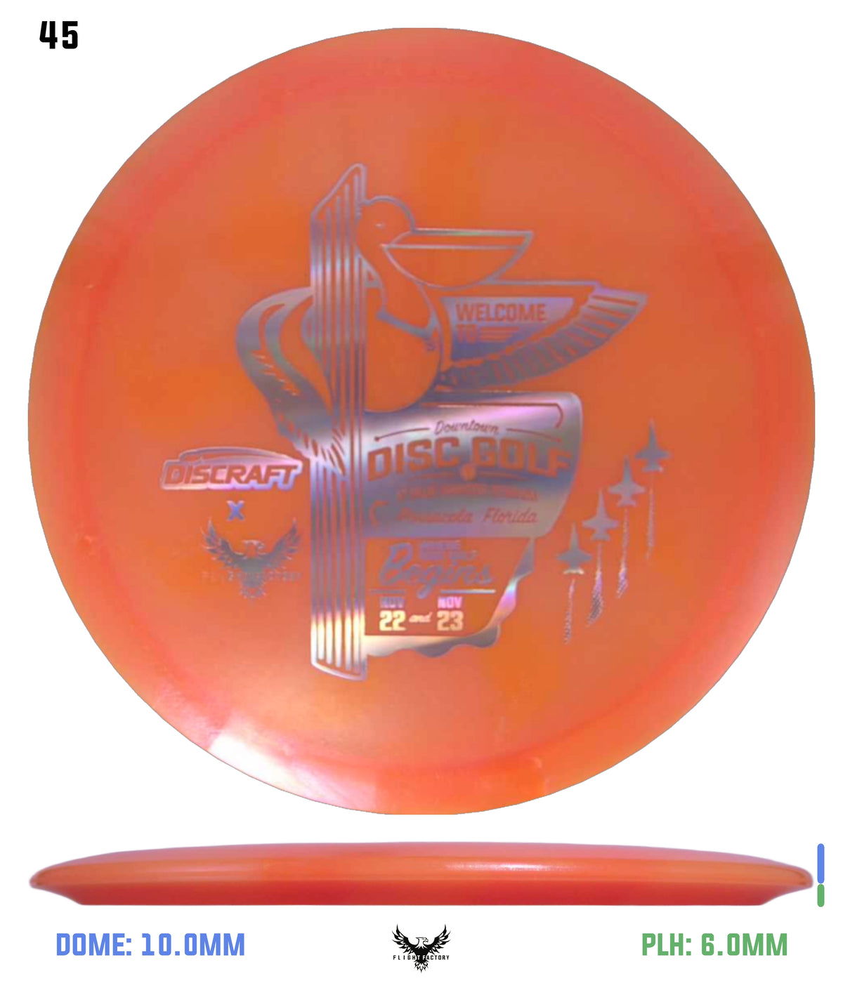 Discraft Anthony Barela ESP 8-Point Swirl Colorshift Cigarra - 2025 Downtown Disc Golf Experience