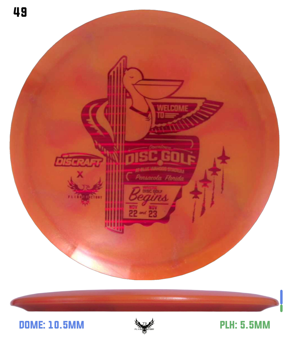 Discraft Anthony Barela ESP 8-Point Swirl Colorshift Cigarra - 2025 Downtown Disc Golf Experience