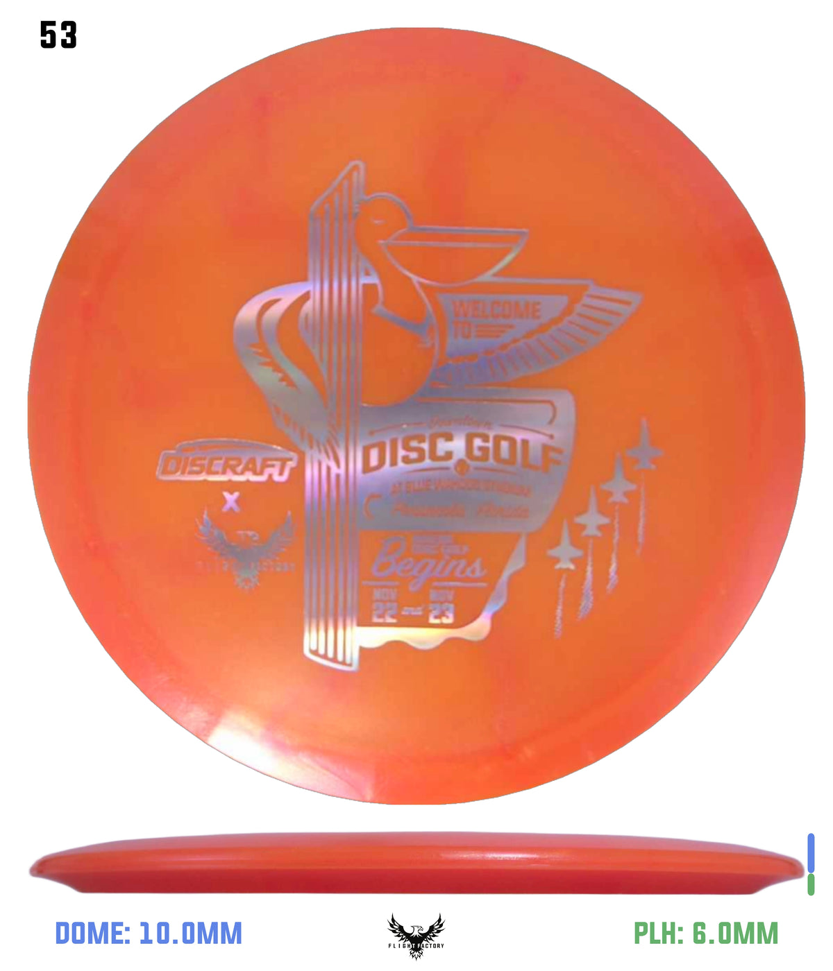 Discraft Anthony Barela ESP 8-Point Swirl Colorshift Cigarra - 2025 Downtown Disc Golf Experience