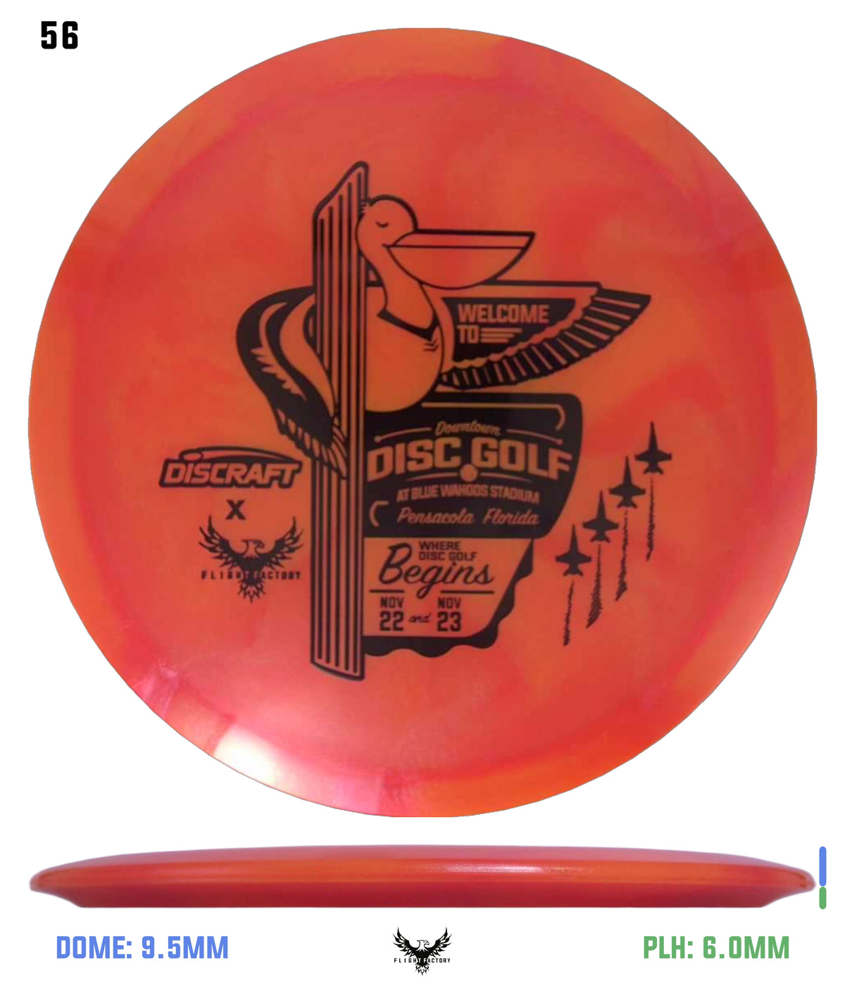 Discraft Anthony Barela ESP 8-Point Swirl Colorshift Cigarra - 2025 Downtown Disc Golf Experience
