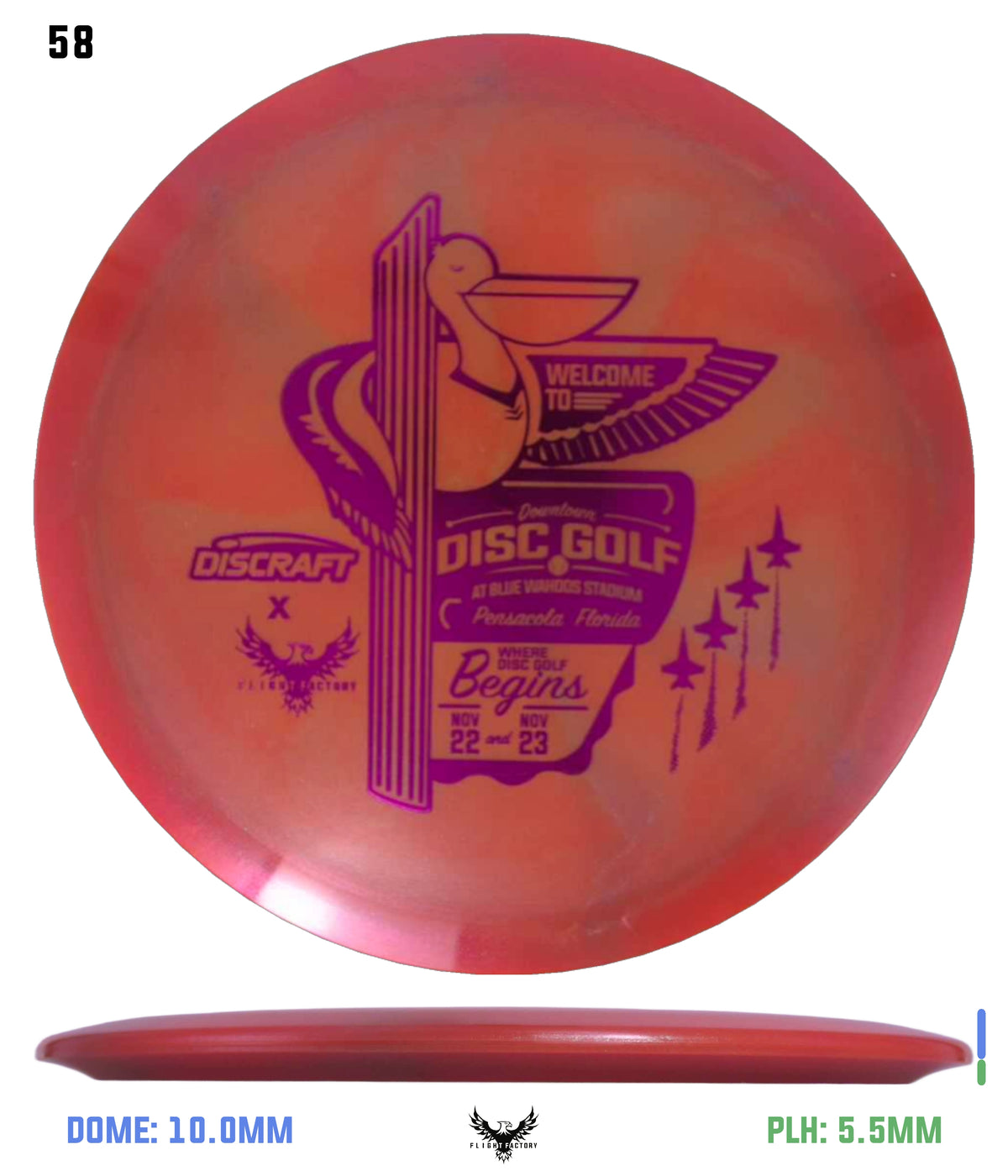 Discraft Anthony Barela ESP 8-Point Swirl Colorshift Cigarra - 2025 Downtown Disc Golf Experience