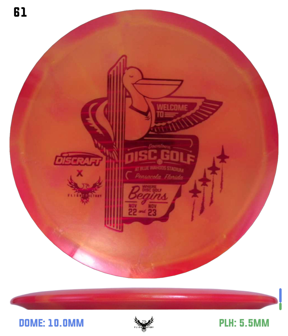 Discraft Anthony Barela ESP 8-Point Swirl Colorshift Cigarra - 2025 Downtown Disc Golf Experience