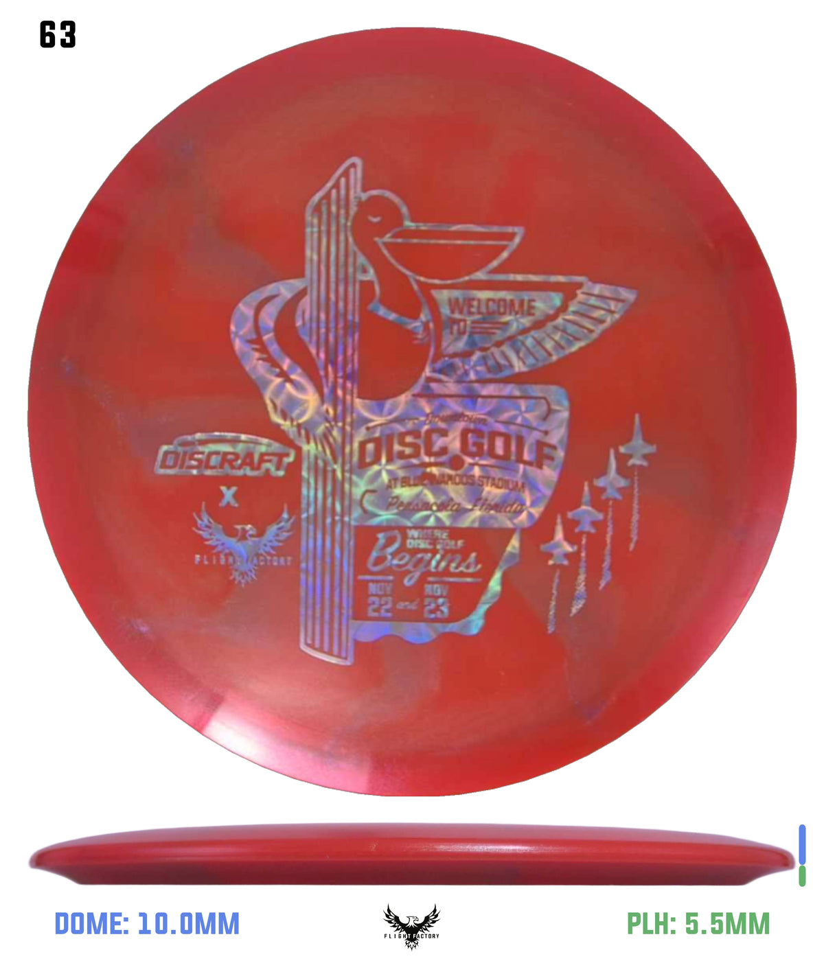 Discraft Anthony Barela ESP 8-Point Swirl Colorshift Cigarra - 2025 Downtown Disc Golf Experience