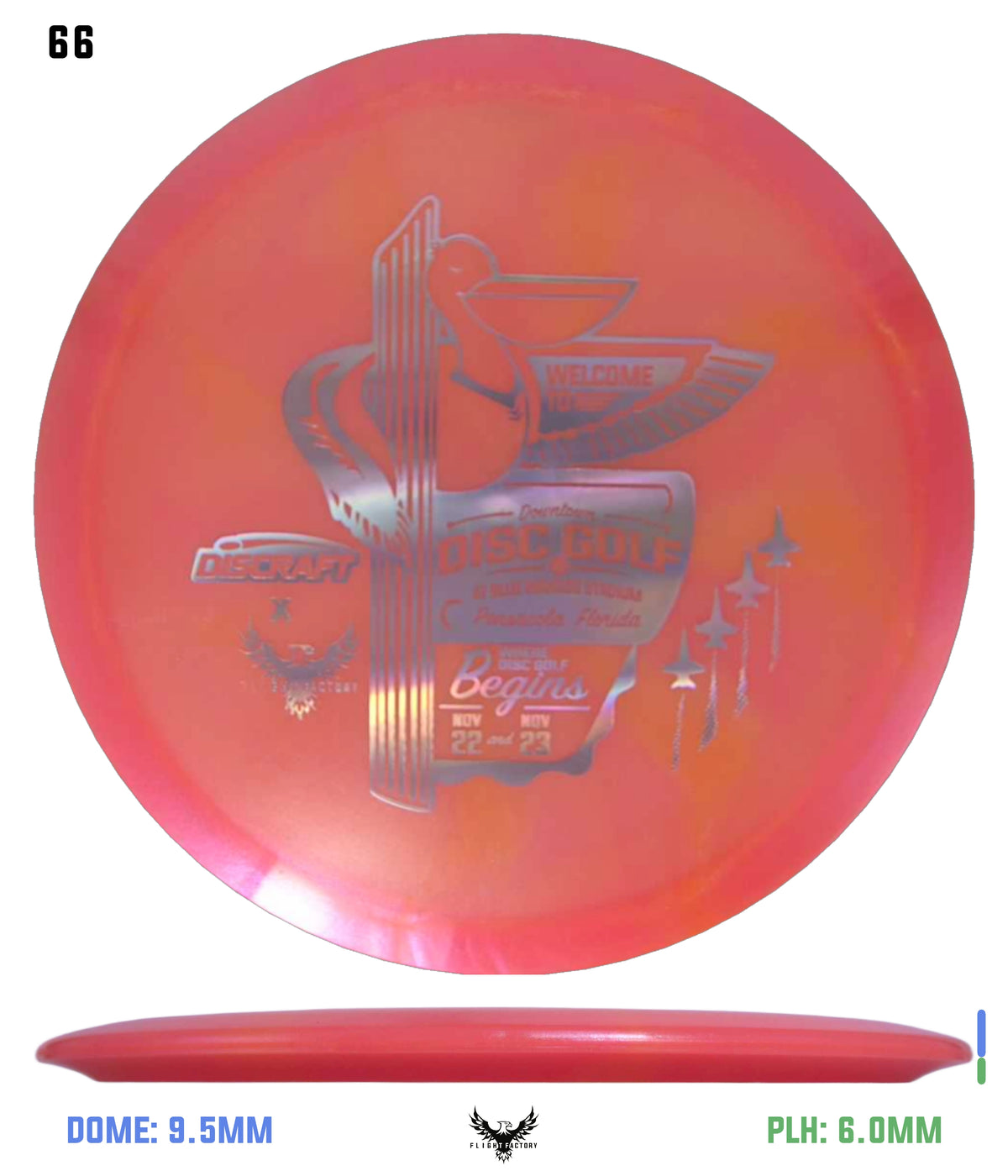 Discraft Anthony Barela ESP 8-Point Swirl Colorshift Cigarra - 2025 Downtown Disc Golf Experience