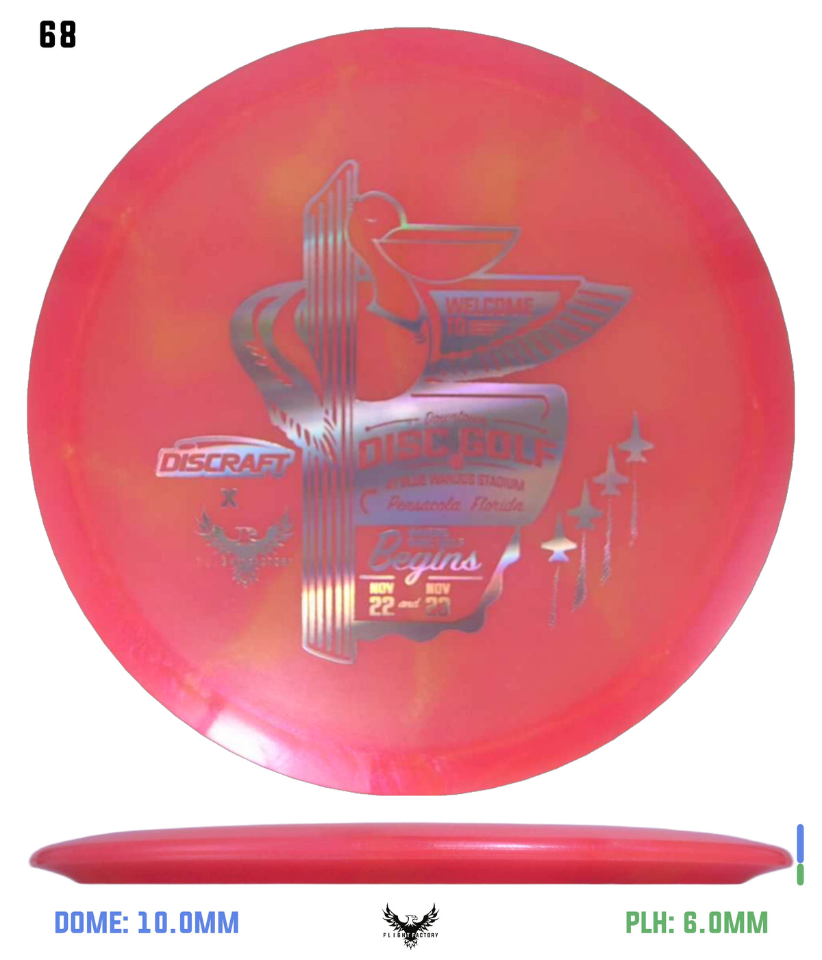 Discraft Anthony Barela ESP 8-Point Swirl Colorshift Cigarra - 2025 Downtown Disc Golf Experience