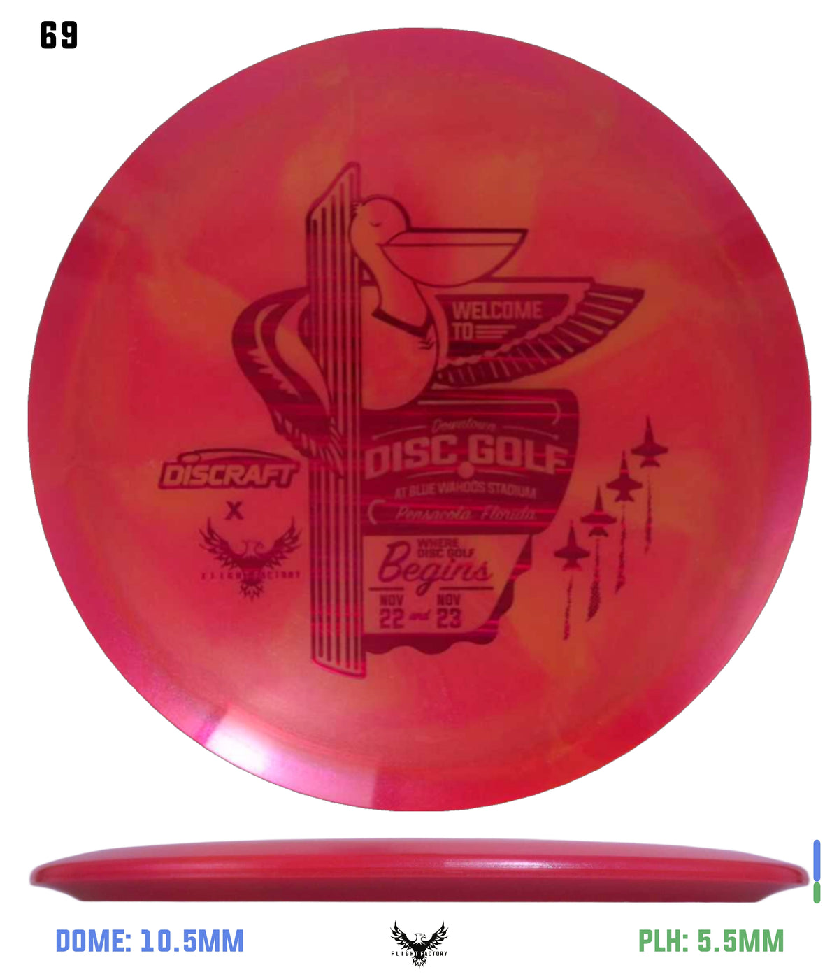 Discraft Anthony Barela ESP 8-Point Swirl Colorshift Cigarra - 2025 Downtown Disc Golf Experience