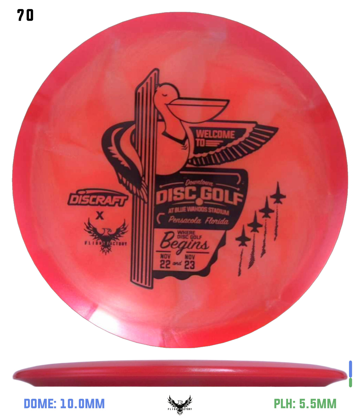 Discraft Anthony Barela ESP 8-Point Swirl Colorshift Cigarra - 2025 Downtown Disc Golf Experience