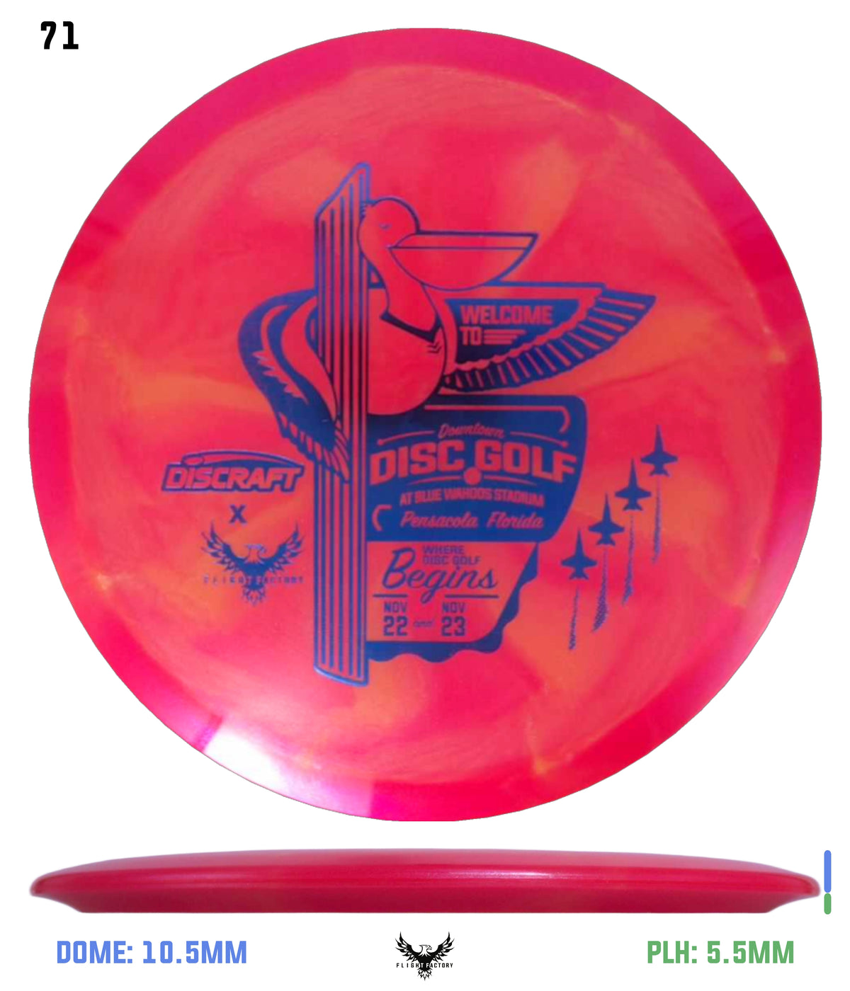 Discraft Anthony Barela ESP 8-Point Swirl Colorshift Cigarra - 2025 Downtown Disc Golf Experience