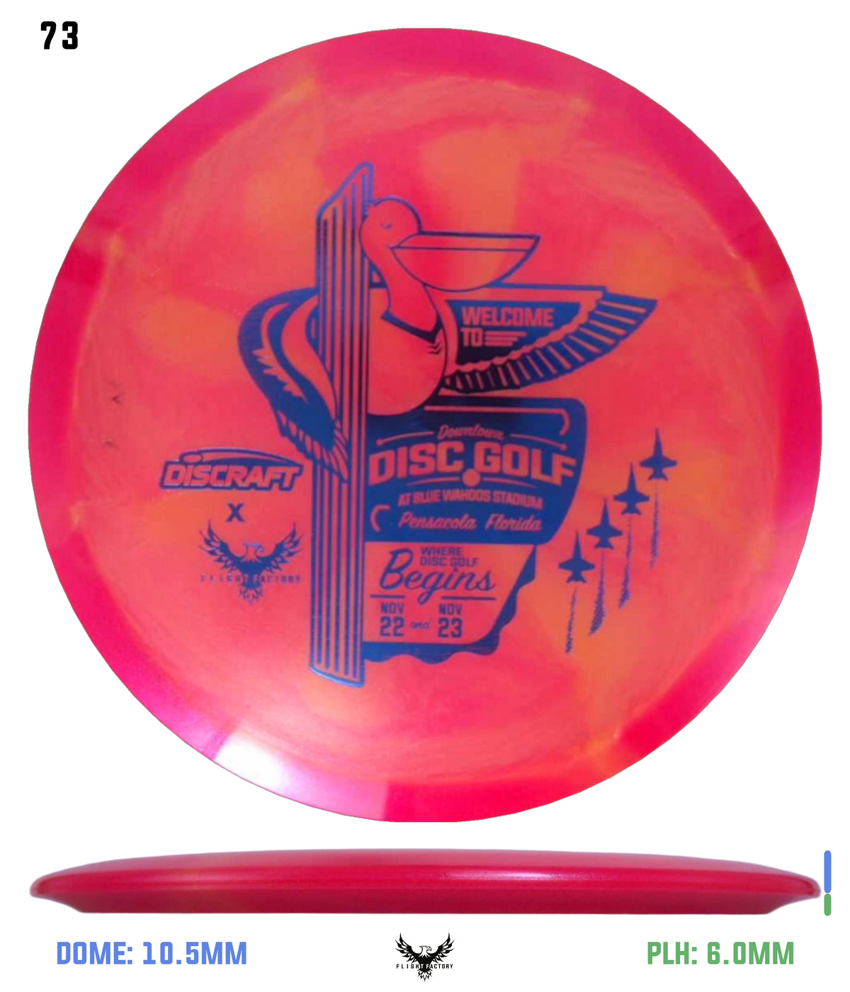 Discraft Anthony Barela ESP 8-Point Swirl Colorshift Cigarra - 2025 Downtown Disc Golf Experience