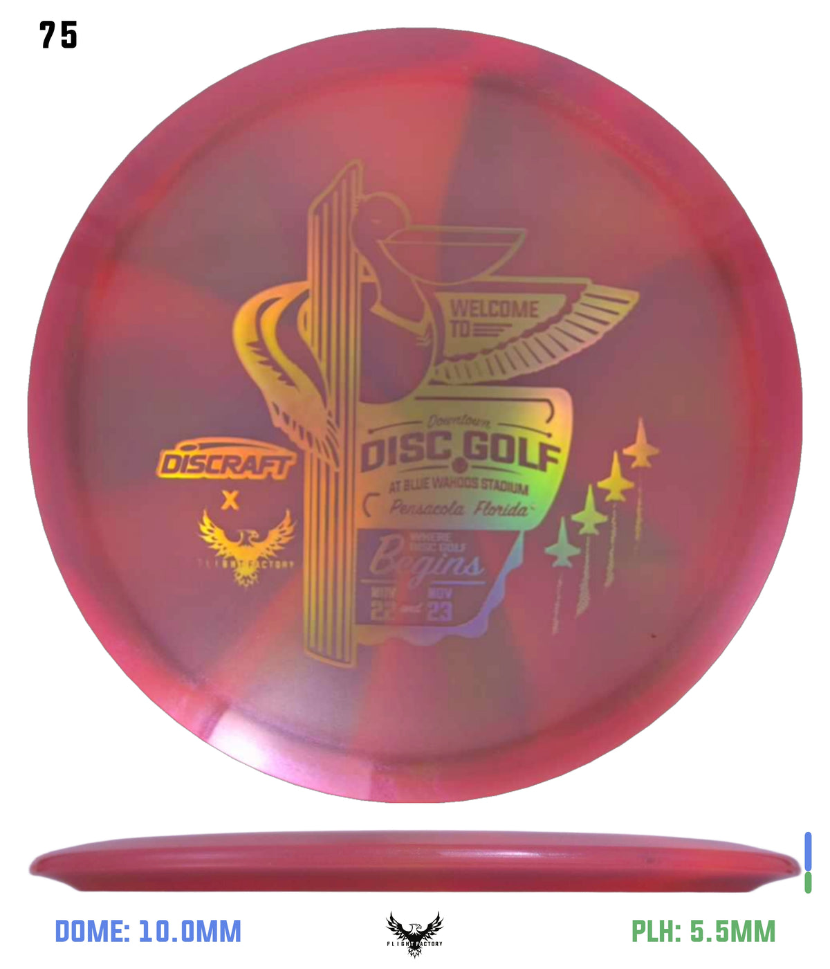 Discraft Anthony Barela ESP 8-Point Swirl Colorshift Cigarra - 2025 Downtown Disc Golf Experience