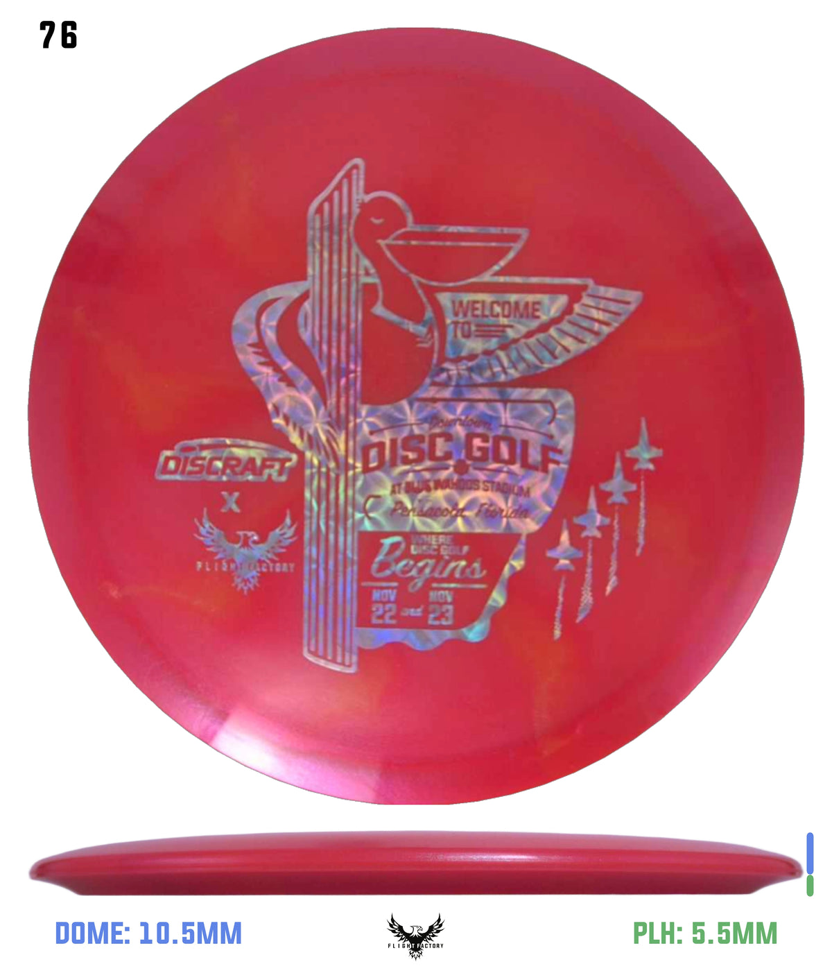Discraft Anthony Barela ESP 8-Point Swirl Colorshift Cigarra - 2025 Downtown Disc Golf Experience