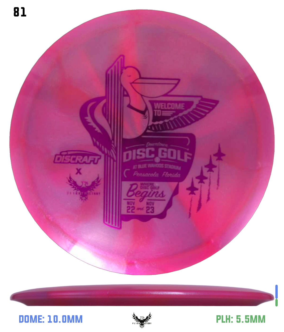 Discraft Anthony Barela ESP 8-Point Swirl Colorshift Cigarra - 2025 Downtown Disc Golf Experience