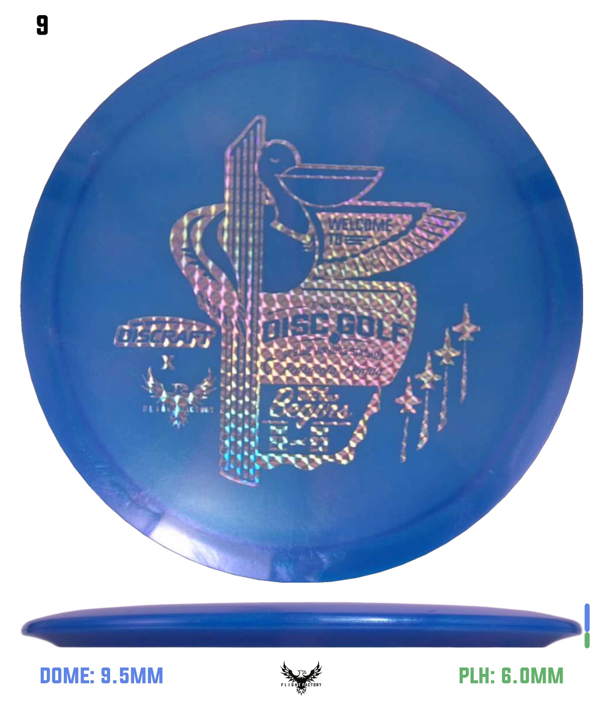 Discraft Anthony Barela ESP 8-Point Swirl Colorshift Cigarra - 2025 Downtown Disc Golf Experience