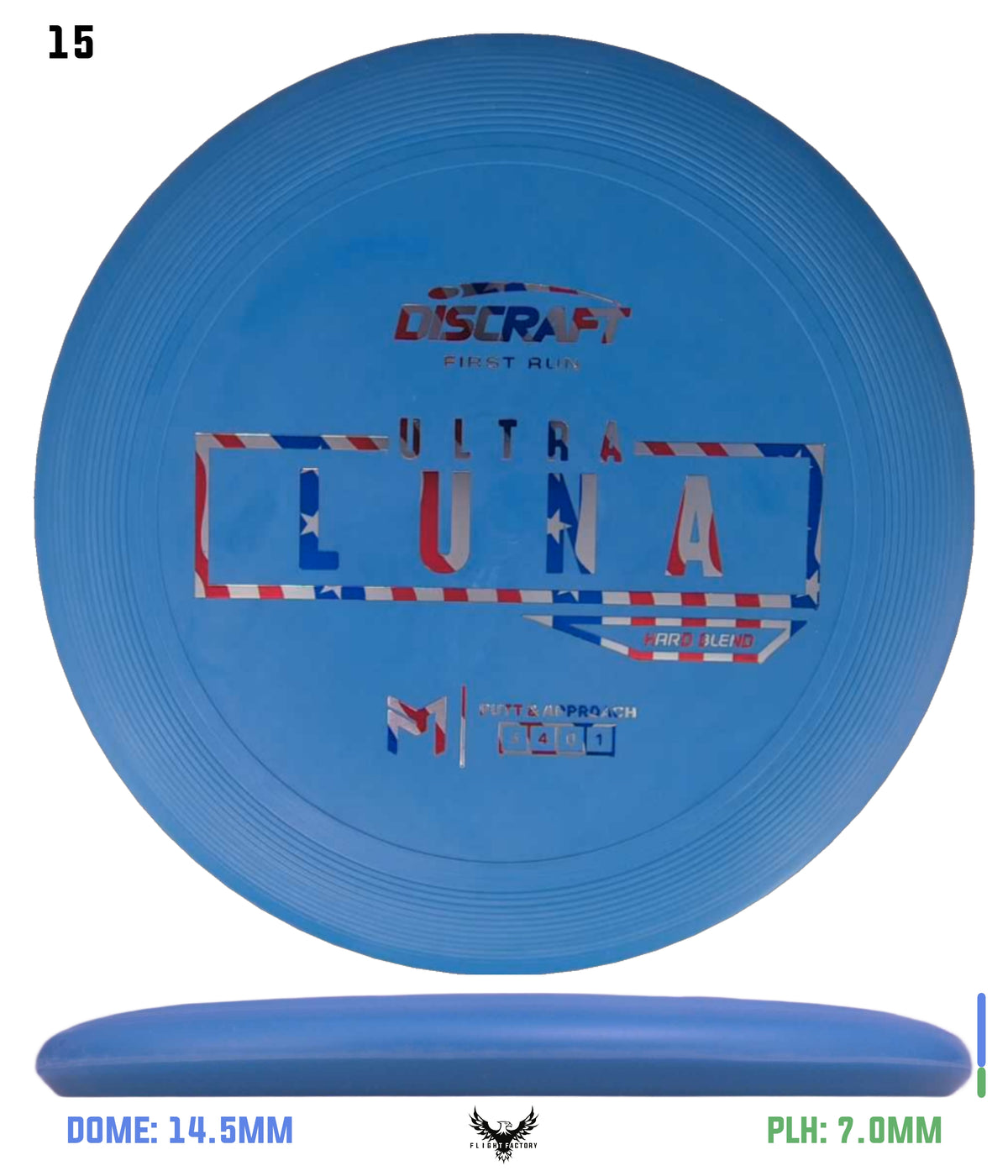 Discraft Paul McBeth First Run UltraLuna - Hard Putter Blend