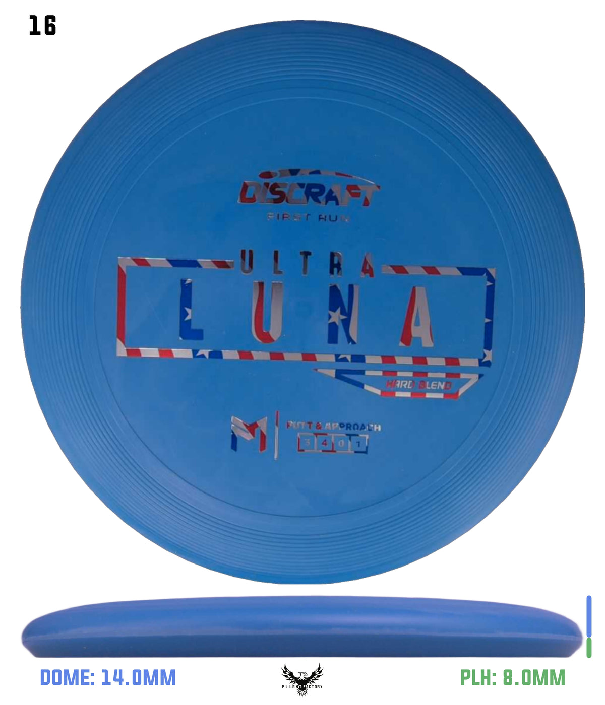Discraft Paul McBeth First Run UltraLuna - Hard Putter Blend