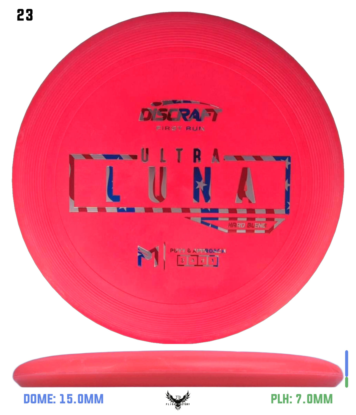 Discraft Paul McBeth First Run UltraLuna - Hard Putter Blend