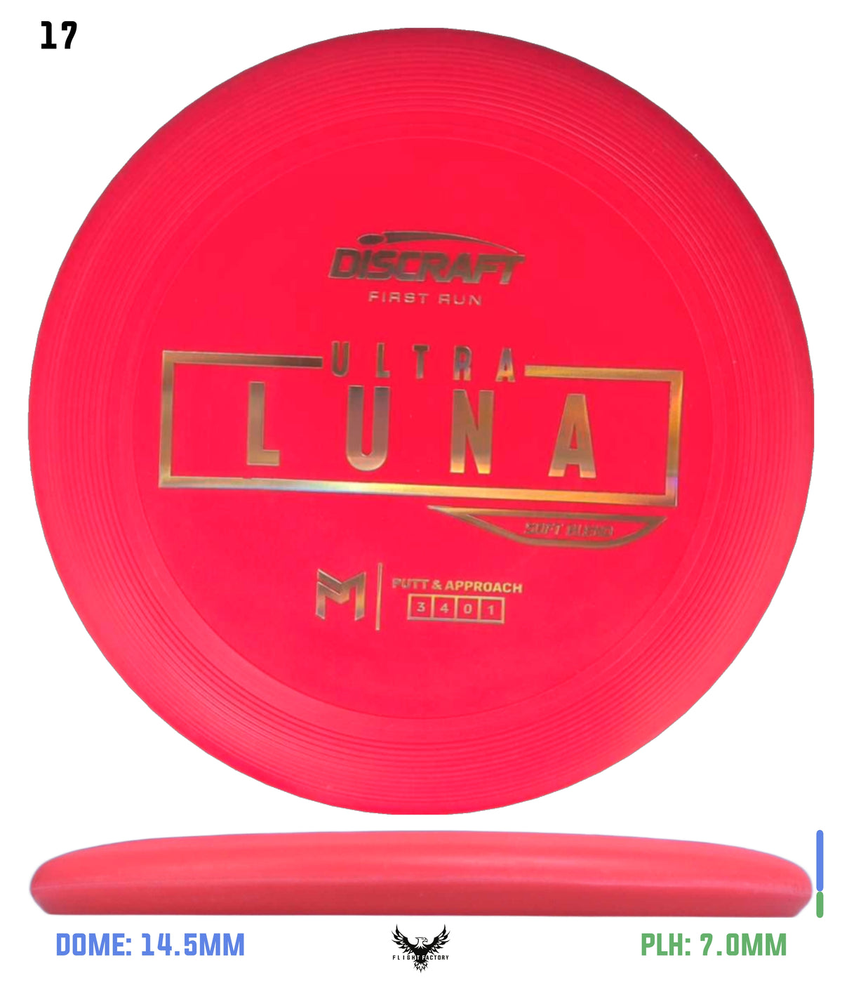 Discraft Paul McBeth First Run UltraLuna - Soft Putter Blend
