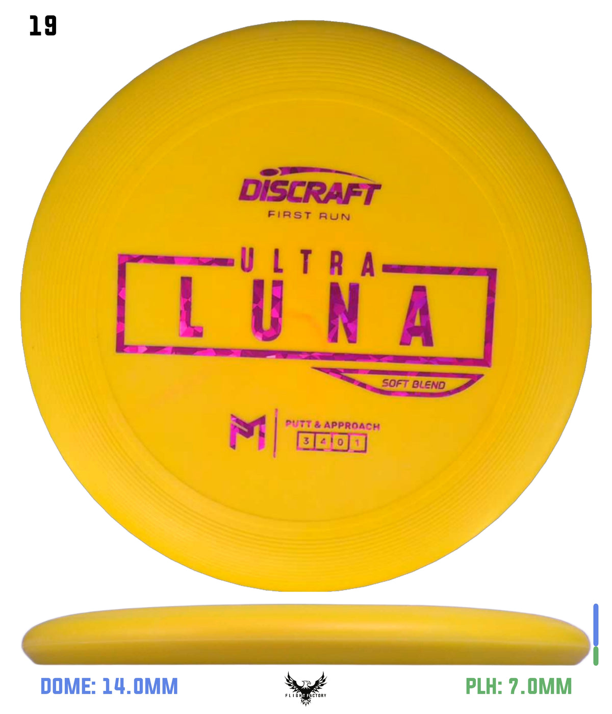 Discraft Paul McBeth First Run UltraLuna - Soft Putter Blend