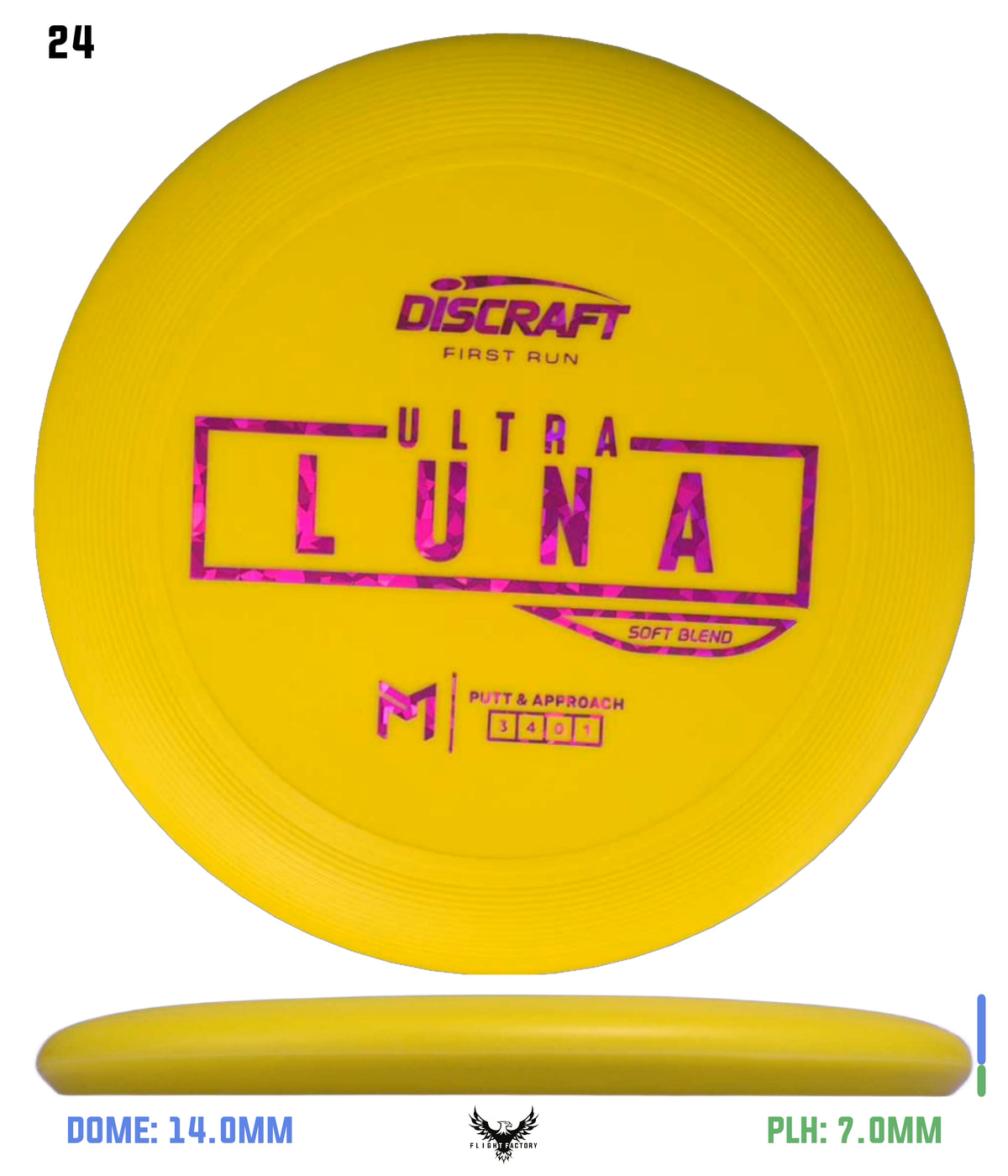 Discraft Paul McBeth First Run UltraLuna - Soft Putter Blend
