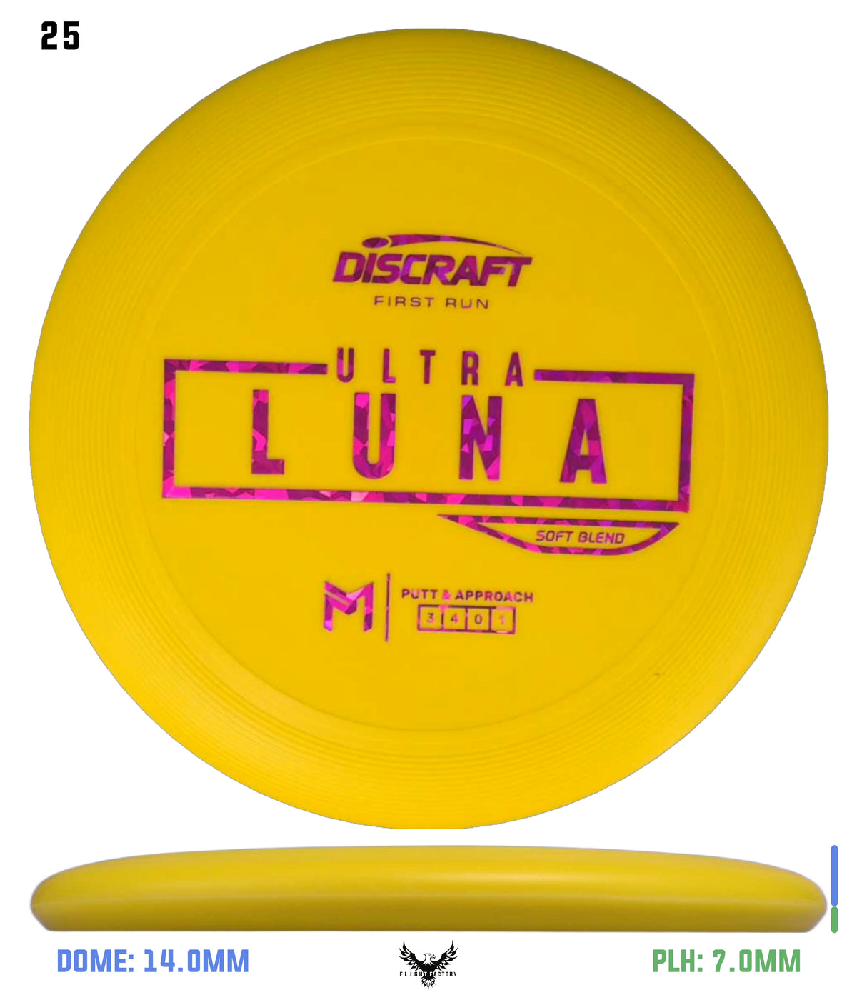Discraft Paul McBeth First Run UltraLuna - Soft Putter Blend