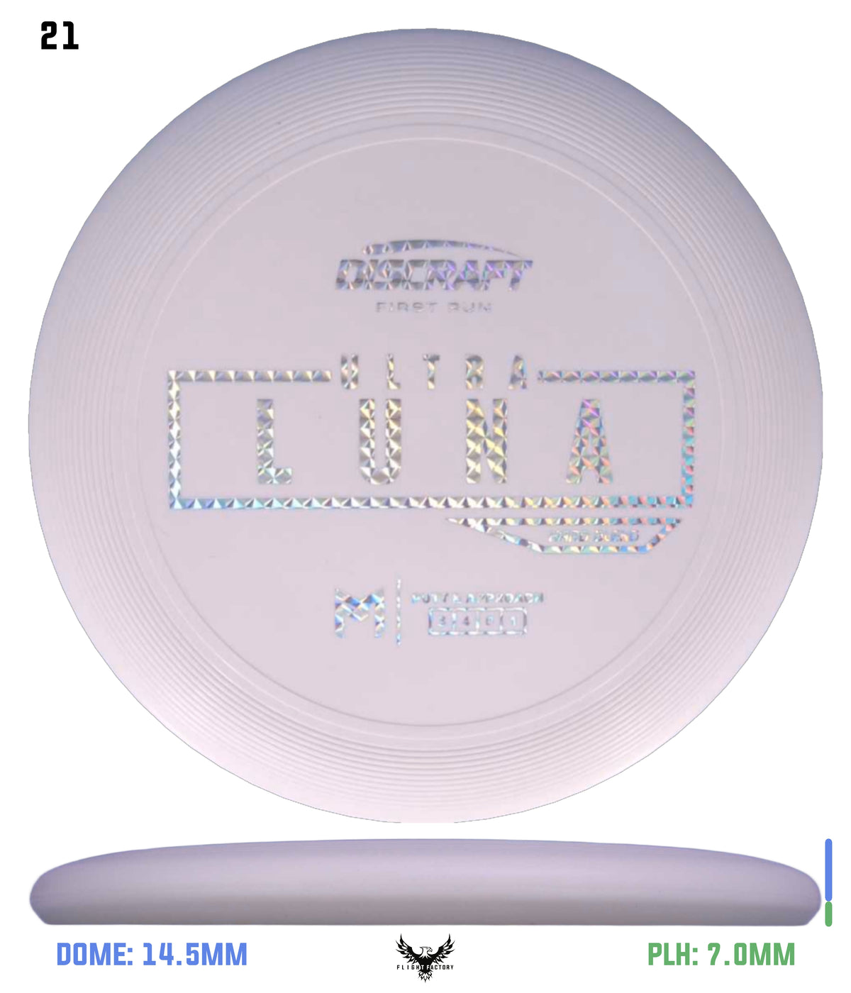 Discraft Paul McBeth First Run UltraLuna - Hard Putter Blend