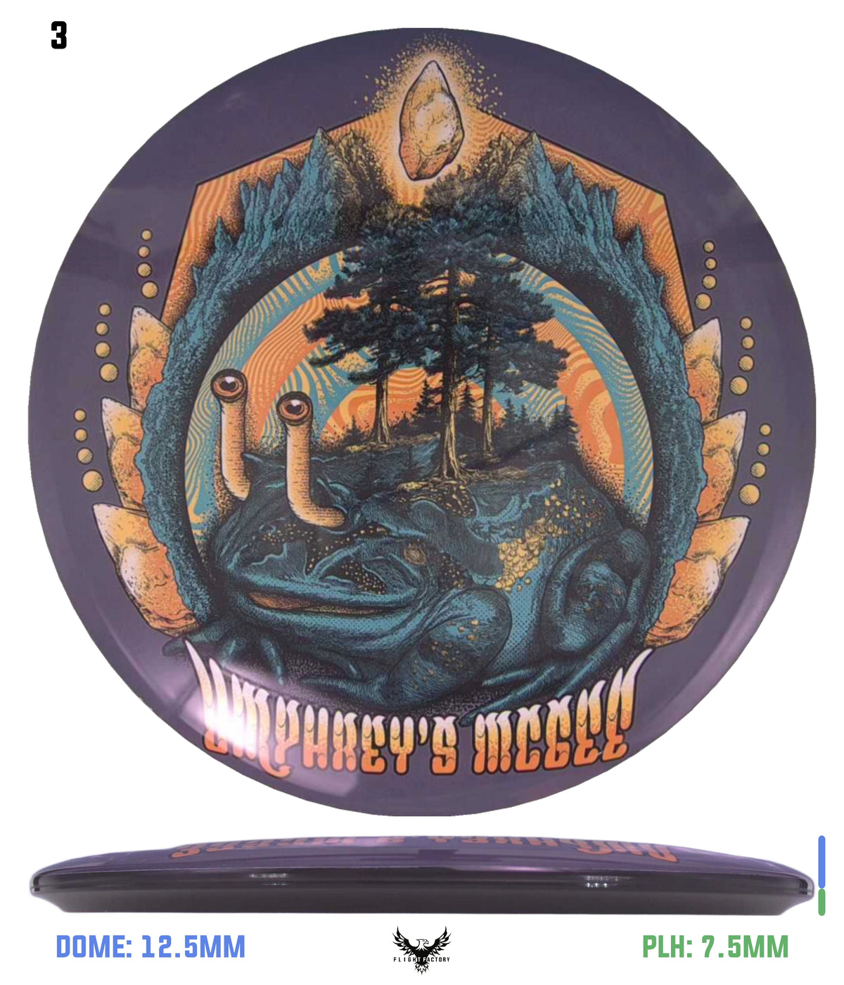 Discraft ESP Supercolor Buzzz - Jukebox Series Umphrey's McGee Utopian Toad