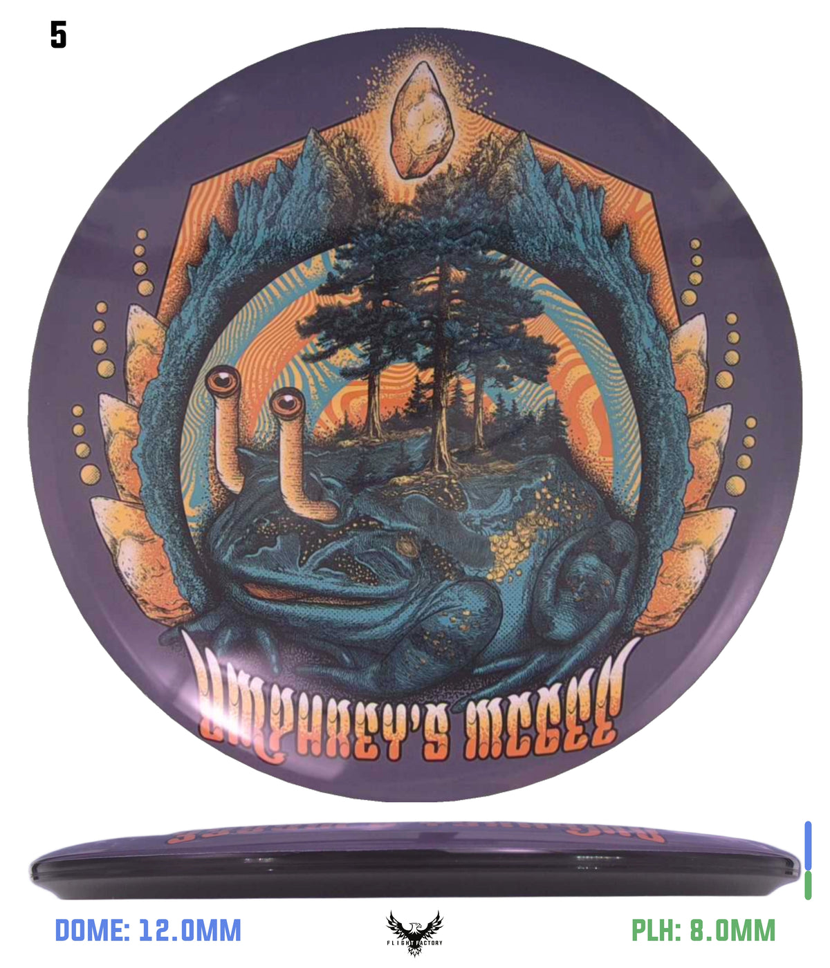 Discraft ESP Supercolor Buzzz - Jukebox Series Umphrey's McGee Utopian Toad