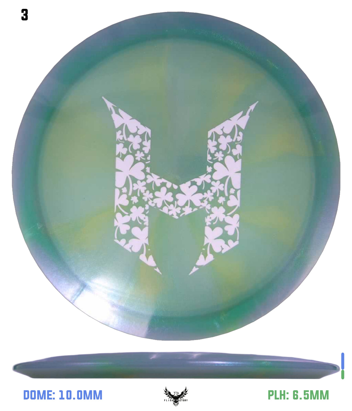 Discraft Colorshift Z Undertaker - Holyn Handley Shamrock
